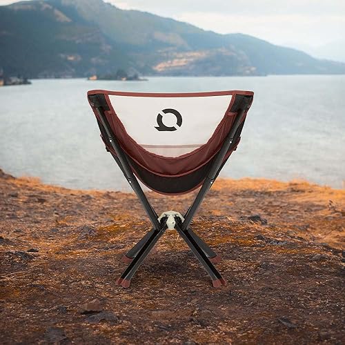 Miniatura 4 de CLIQ ClassiQ 2.0 Silla de camping  Silla plegable compacta y portátil para exteriores  Capacidad reforzada de 400 libras  Silla de viaje de ajuste
