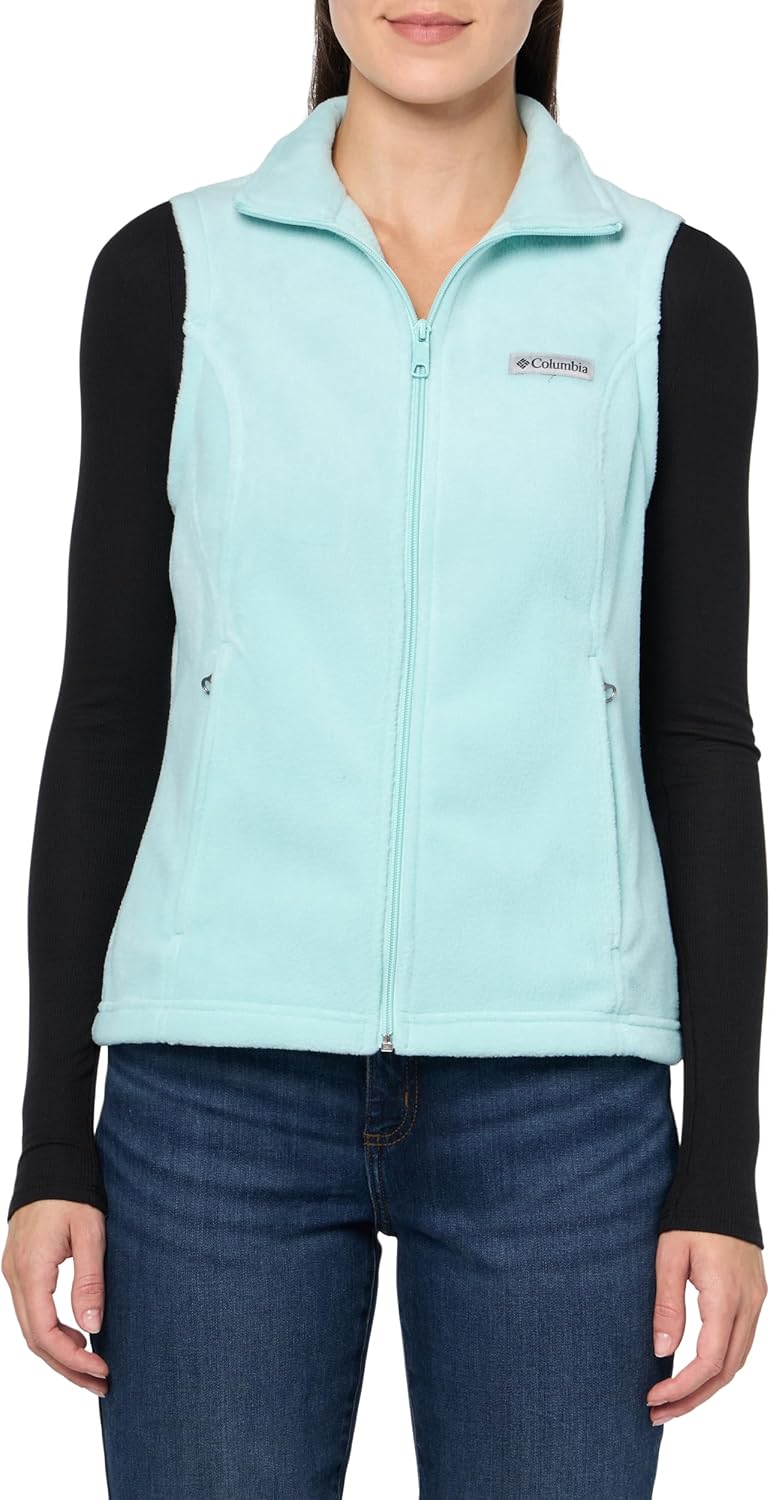 Columbia Women's Benton Springs Vest, Spray, Petite Small