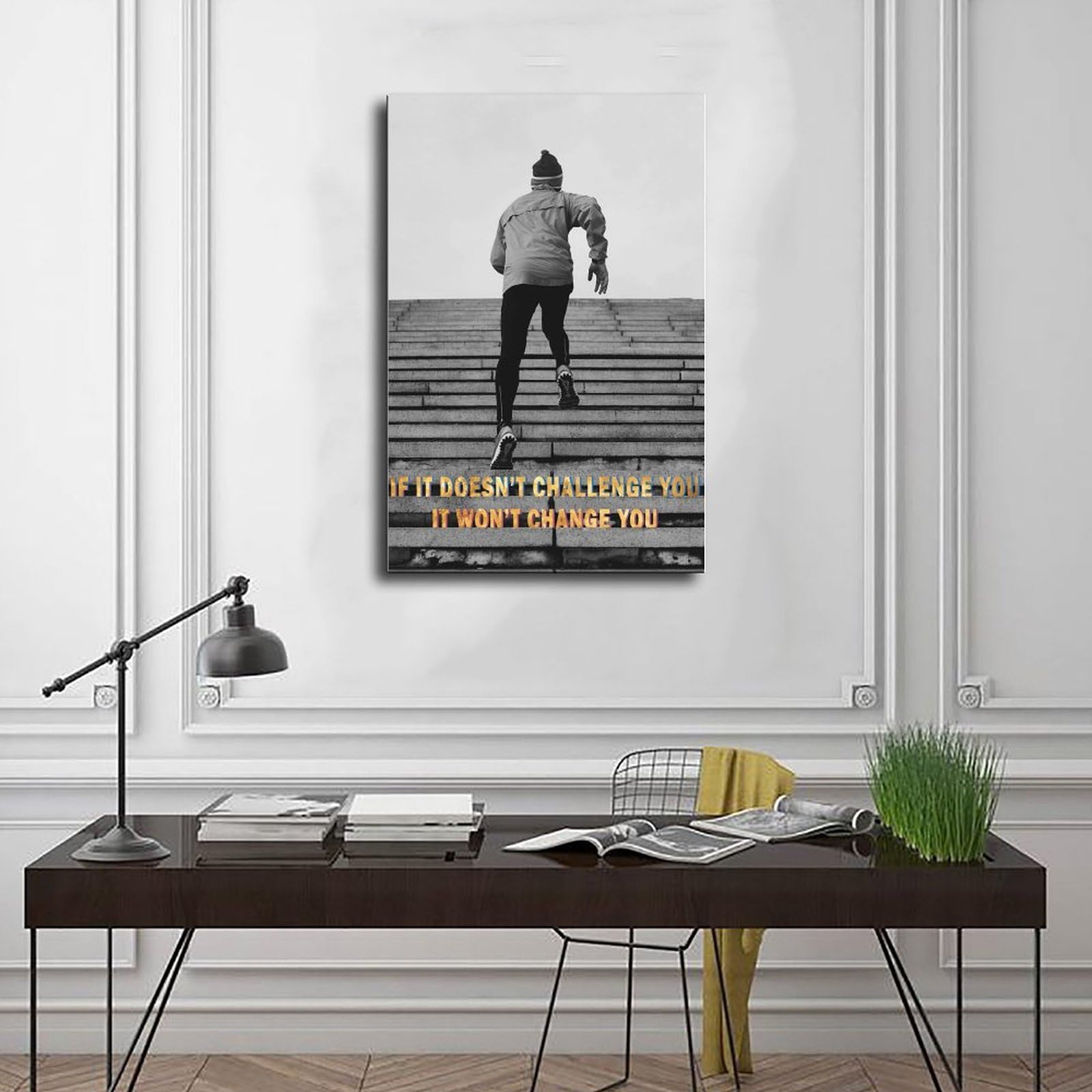 Poster motivazionali su tela, poster per soggiorno, decorazione regalo