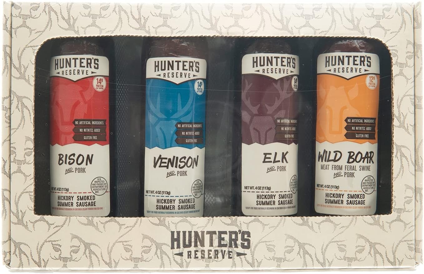 Hunters Delight Open Season Gift Box - Taste Of The Wild Summer Sausage