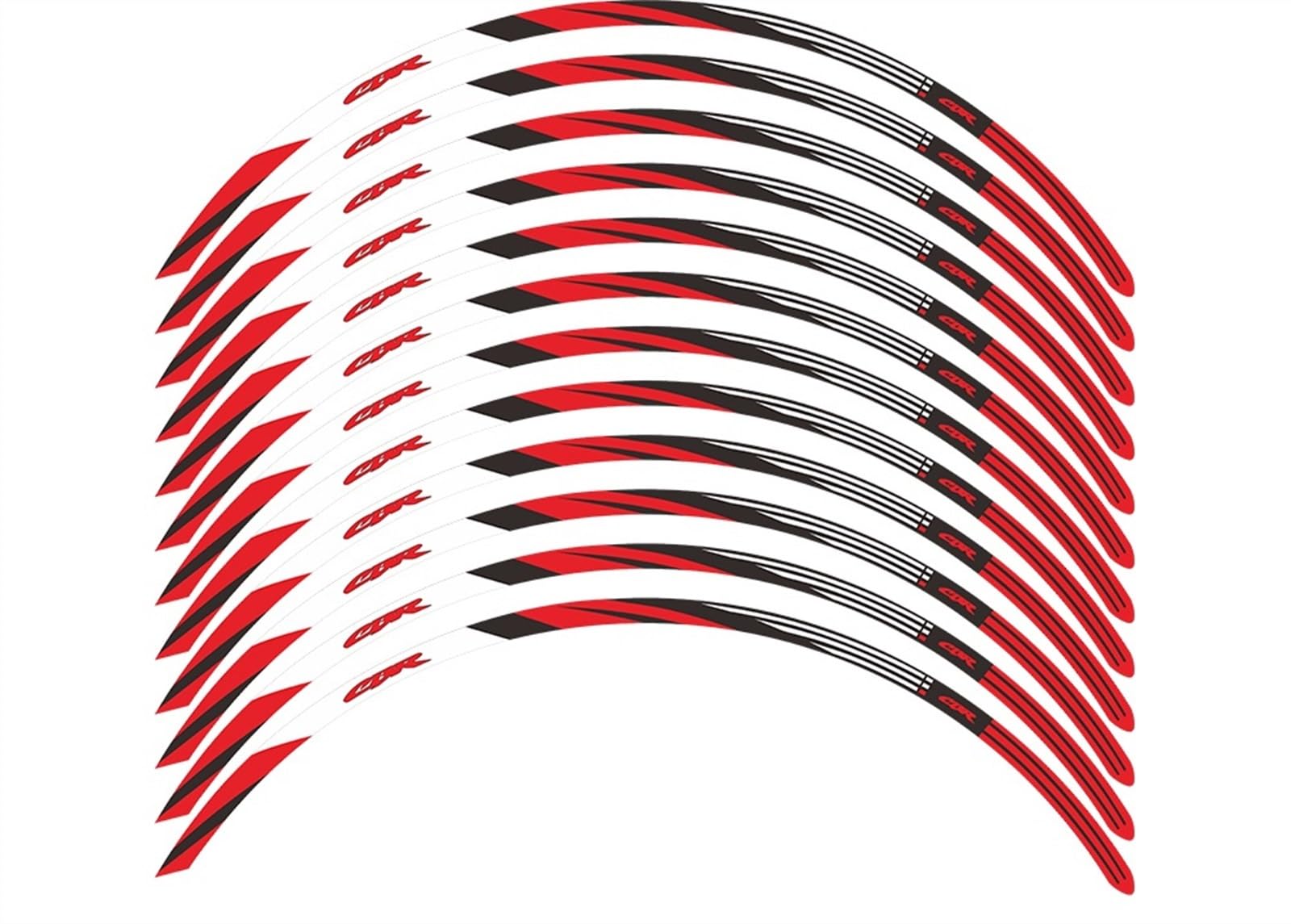 Applique for CBR 900RR 900 RR 1992-2001 1997 1998 1999 2000 Motorcycle Wheel Sticker Waterproof Rim Stripe for CBR900RR(A4)