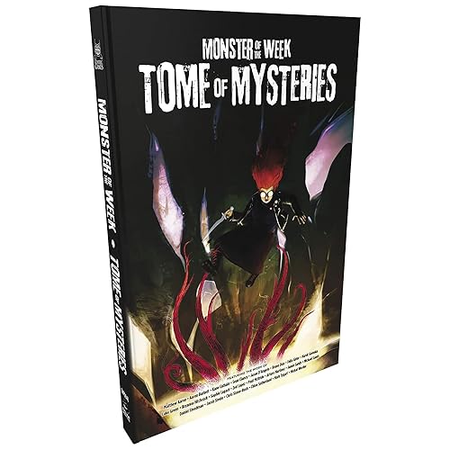 Evil Hat: Monster of The Week: Tome of Mysteries - Hardcover RPG Supplement Book, New Mysteries, Playbooks & Support, Tabletop Roleplaying Game