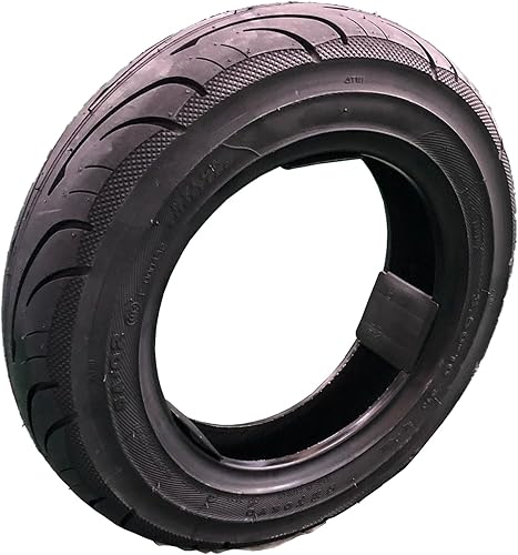 Miniatura 4 de 5A02 Juego de 2 neumáticos sin cámara para scooter 3.50-10 (métrico 10090-10), 51J, motocicleta delanteratrasera, llanta de 10 pulgadas, color negro