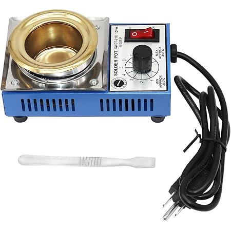 Solder Pot Sm 41ch Stainless Steel Plate 110v 300w 10cm Temp 392f To 896f 200 C 480 C 2300g Solder Pot Sm 41ch Stainless Steel Plate 110v 300w 10cm Temp 392f To 896f 200 C 480 C 2300g