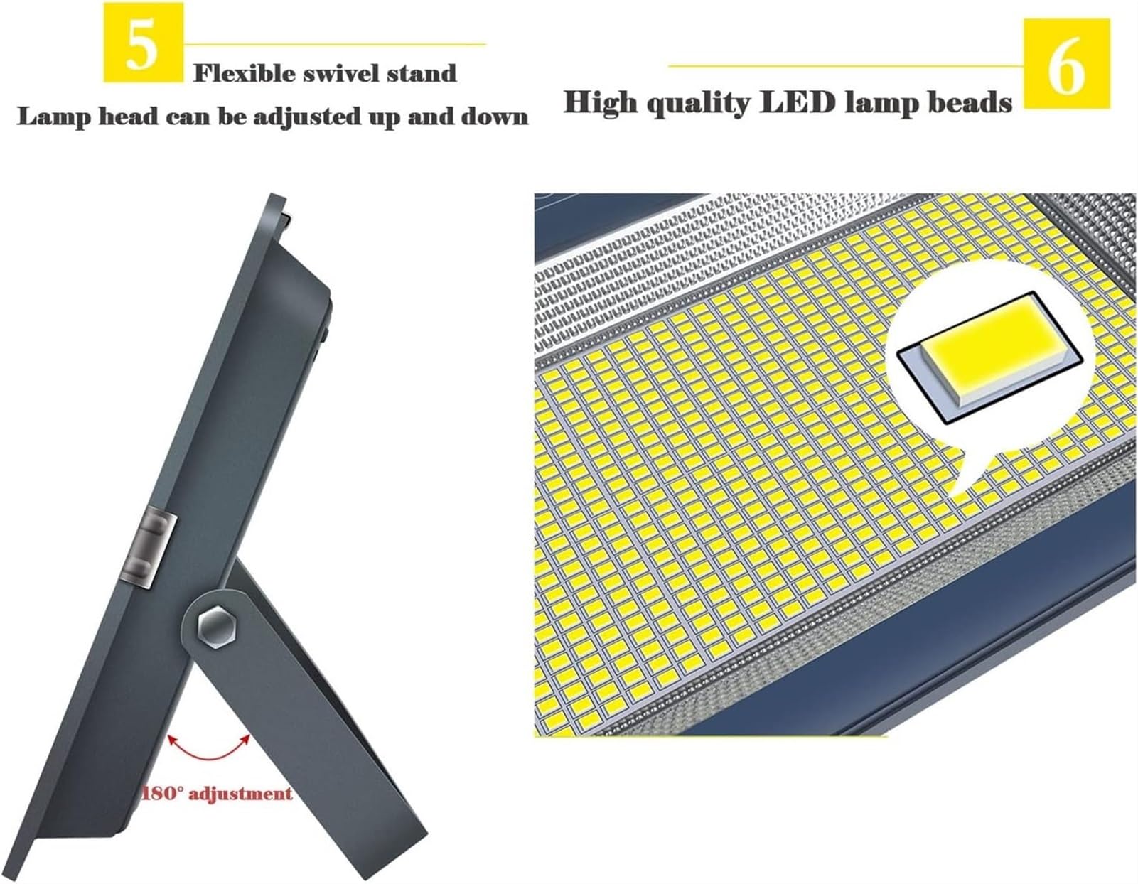 zewnętrzna lampa solarna, Reflektory Led na zewnątrz 600 W 1000(1 Pcs,1000W)
