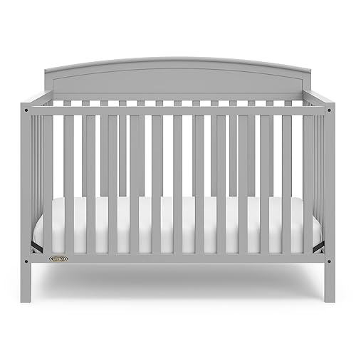 Miniatura 8 de Graco Benton - Cuna convertible 5 en 1 (Gris Guijarro) – Certificado GREENGUARD Gold, se convierte de cuna de bebé a cama infantil, diván y cama de