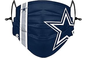 Cowboys Mask for Men: Face Cover On-Field Sideline Face Cover