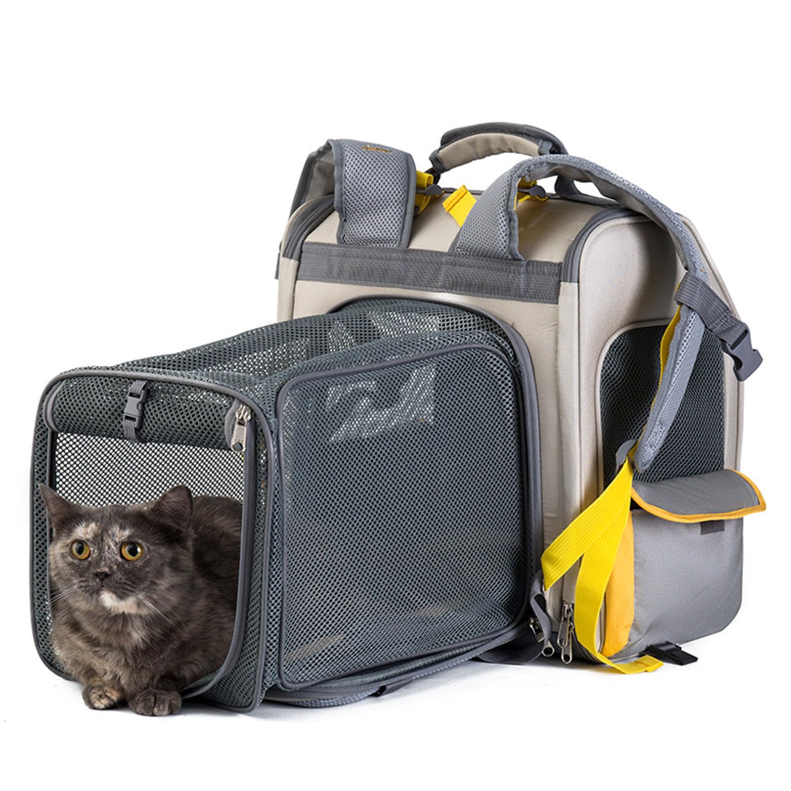 Gatti Outdoor Carriers Bag Estensibile Comodo Gatti Zaino Da Viaggio Borsa di Panno per Gatti Cani Trasportatori Pet Zaino