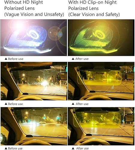 Miniatura 6 de CAXMAN Gafas de sol polarizadas con clip sobre gafas graduadas para hombres y mujeres, protección UV