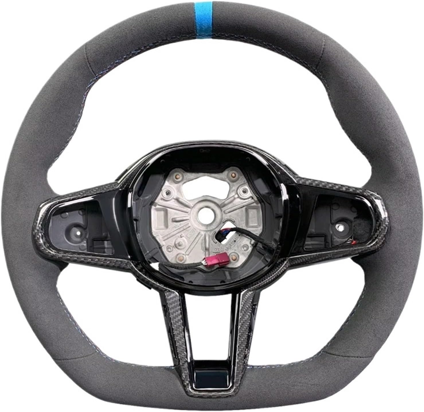 For Alcantara Steering Wheel For BMW F10 F02 F15 F16 F32 F30 F20 G01 G02 G20 G30 G31 G32 G05 G06 G07 Car Accessories(Style 05)