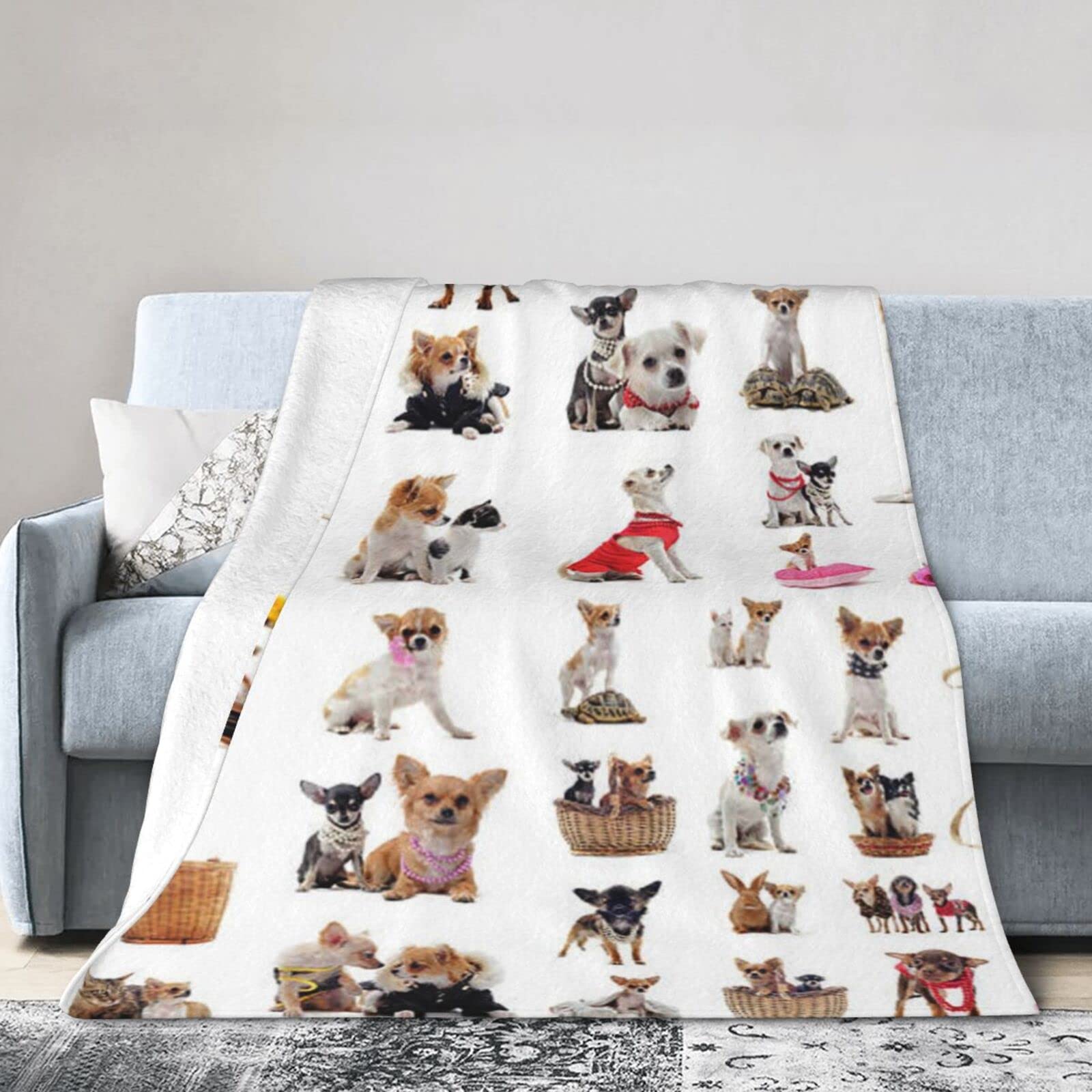 Couverture microfibre chaude et légère pour lit lavable et ultra douce