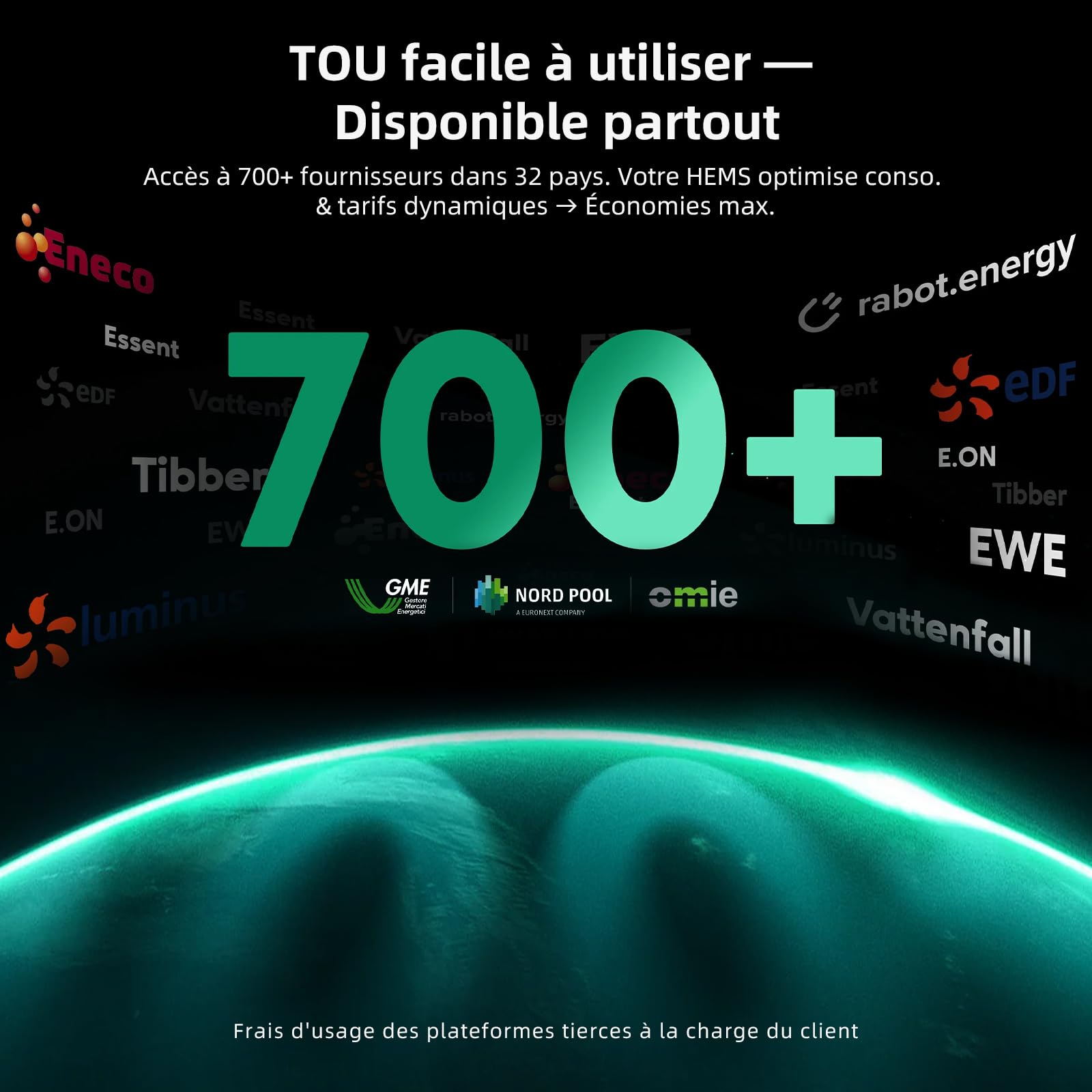 Zendure SolarFlow 800 Pro, Centrale Balcon avec Stockage, Système de Gestion d'Énergie IA, 4 MPPT, Entrée Solaire 2640W, Charge AC 1000W, Sortie 800W, Batterie 1,92 kWh, TOU