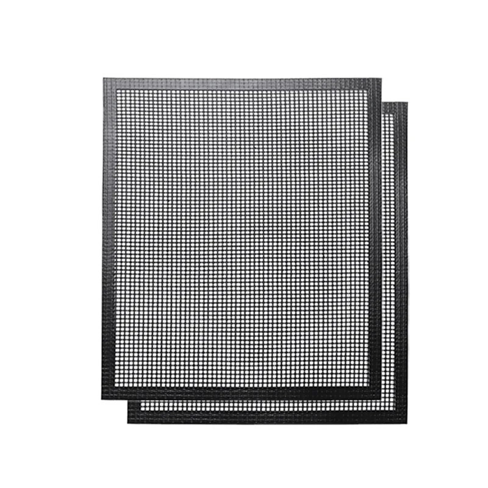 Ofenmatte 2 Stück hitzebeständige Grillmatte Ersatz mit Antihaft-Grill-Netz-Pads Outdoor-Aktivitäten wiederverwendbares Kochwerkzeug