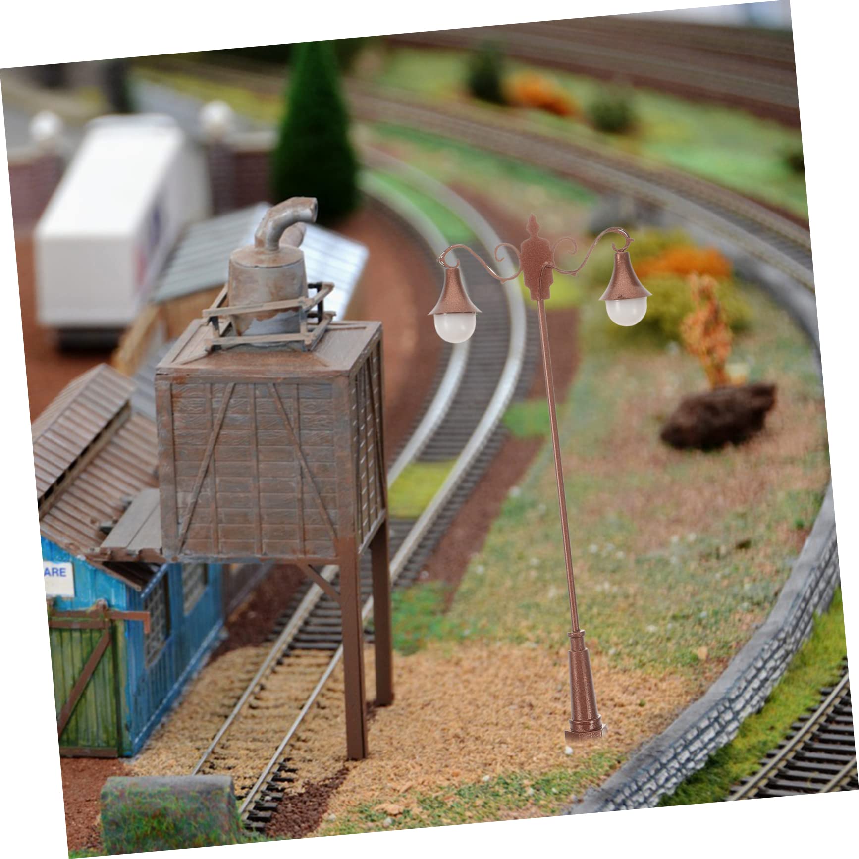 ULDIGI Miniature Lamp Model Height Lamp for Sand Table Decor Chic Design for House Scenes Safe Material for Craft Enthusiasts