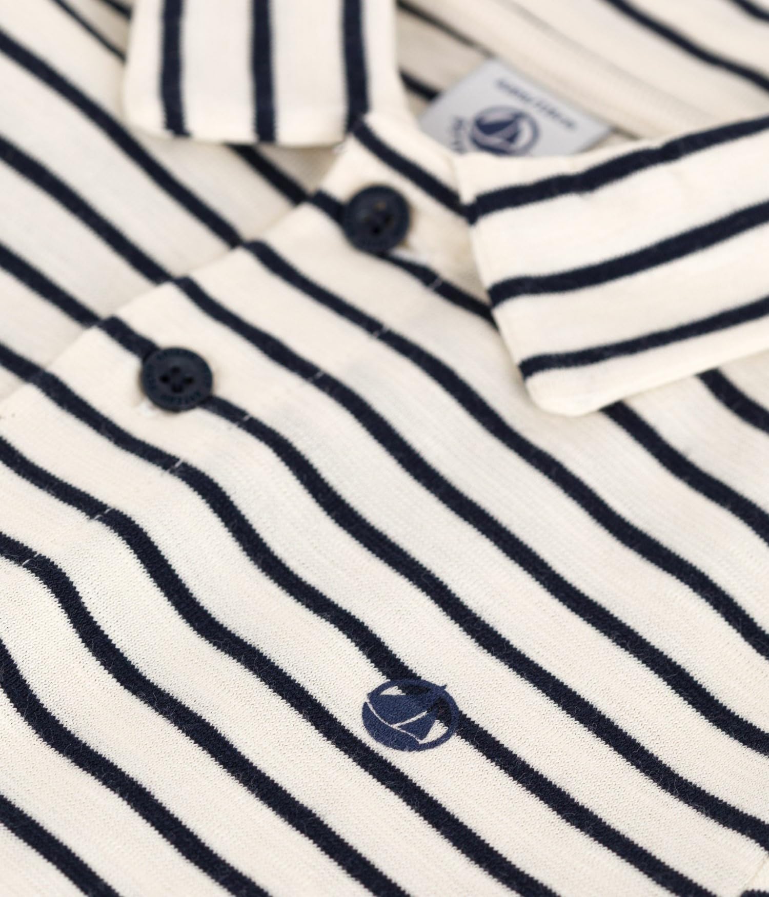 Petit Bateau Koszulka polo z krótkim rękawem dla chłopców, Lawin/wędzenie, 12 lat