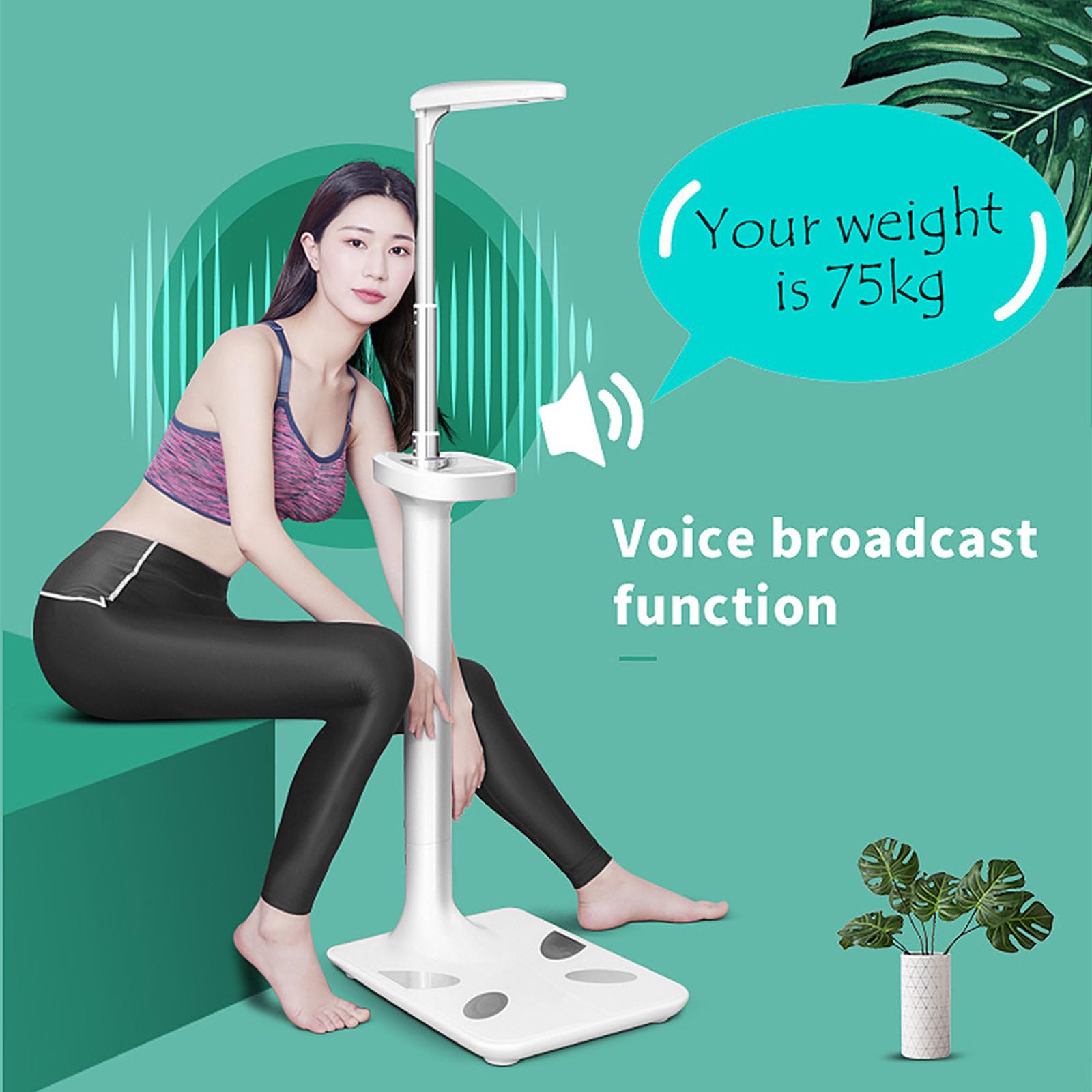 Waga do pomiaru masy ciała BMI Monitory tkanki tłuszczowej z Bluetooth Waga LCD inteligentna waga lekarska wagi cyfrowe 18 Waga łazienkowa do pomiaru tkanki tłuszczowej