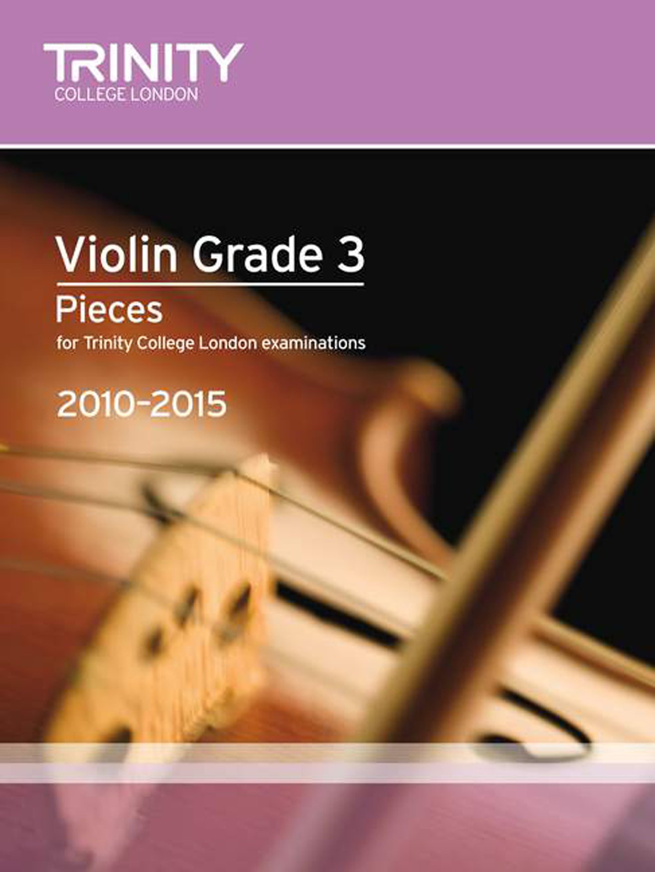 Violin 2010-2015 Grade 3 recueil de partitions violin-piano