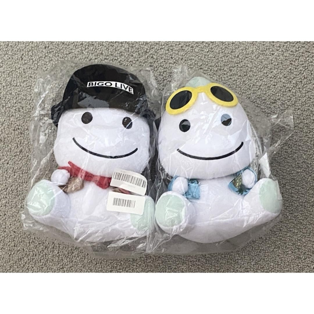 Amazon.co.jp: ビゴライブ BIGO LIVE 非売 ぬいぐるみ 2体 : おもちゃ