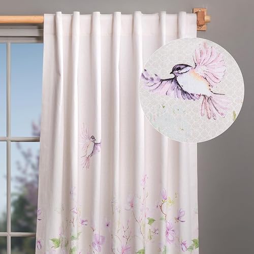 Maison d' Hermine Curtains for Living Room 100% Cotton 96 in