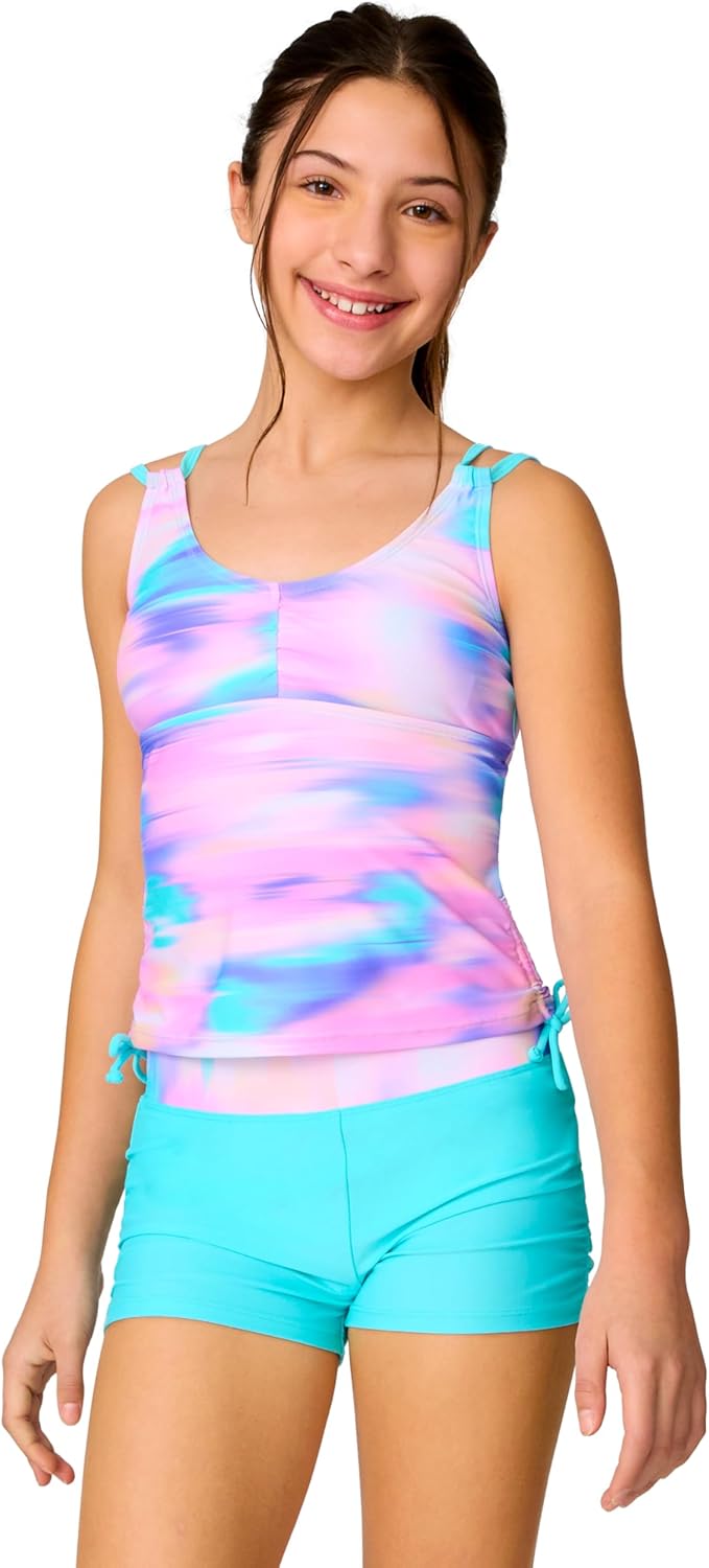 Free Country Girls' Dreamy Drift Tankini Swim Set