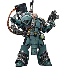 JOYTOY 1/18 Scale Warhammer Sons of Horus Siege Breaker Action Figure, Chaos Space Marine with Breacher Shield & Bolter, 5 Inch Collectible Model for Adults Ages 15+