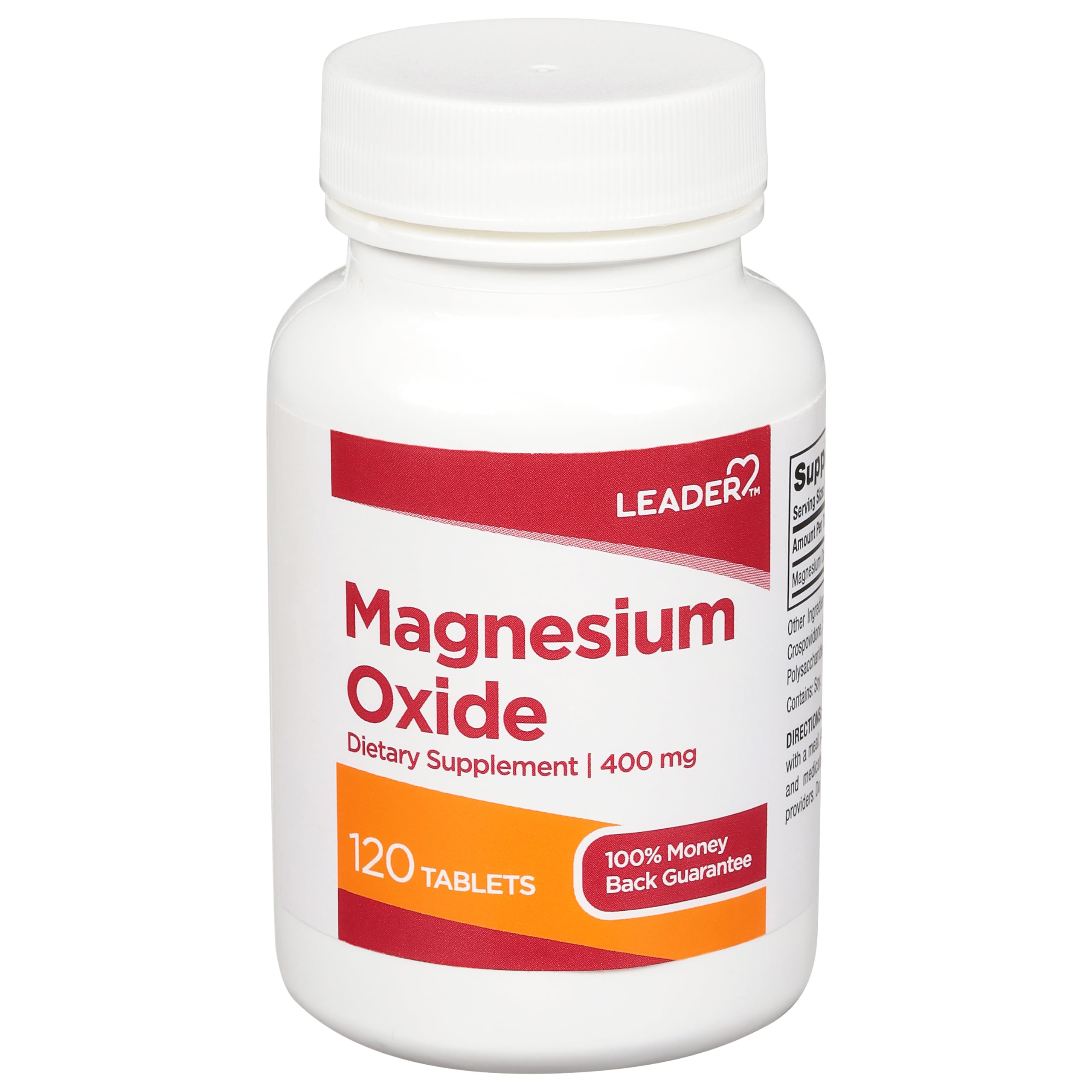 Magnesium Oxide 400mg Tablets, 120 Count High Potency Daily Mineral Supplement for Constipation Relief, Digestive Health & Muscle Support
