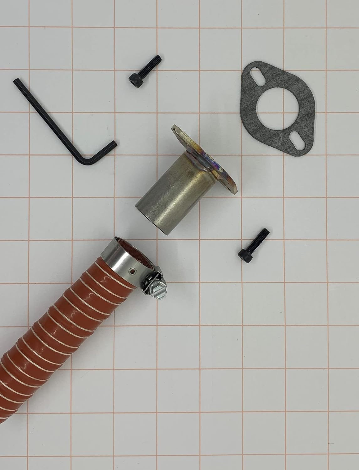 GenExhaust for Firman Generator w/ 68 Exhaust Cover Plate