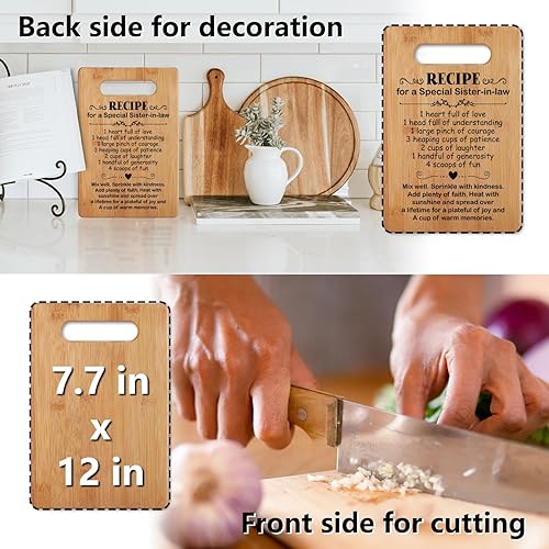 Miniatura 2 de Regalos de cumpleaños para la mejor cuñada, regalos populares para cuñadas de parte de su hermana, regalo de tabla de cortar para cuñada, regalos