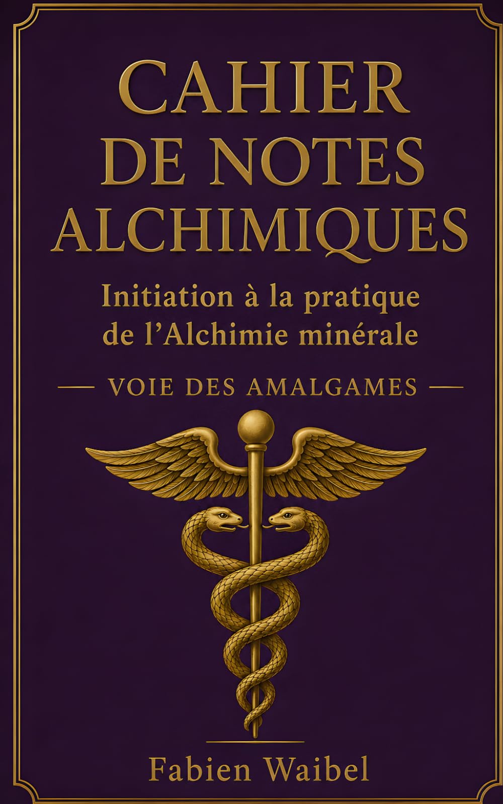Cahier de notes Alchimiques: Initiation a la pratique de l' Alchimie minérale- voie des amalgames
