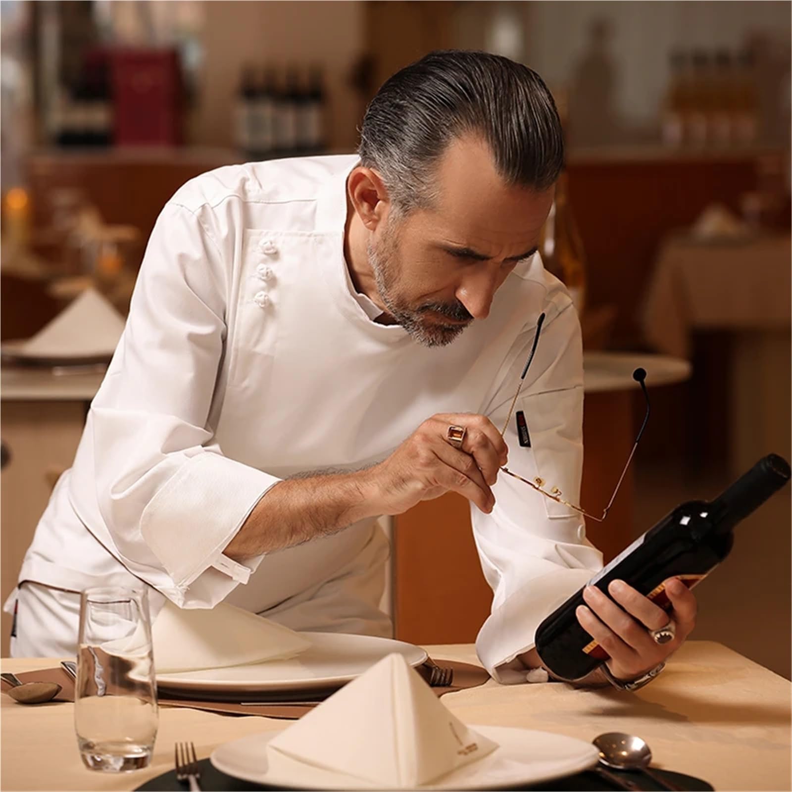 Koch Uniform Chef Uniform Langarm Hotel Western Food Catering Küche Restaurant Koch Bäcker Arbeitskleidung Männer Jacken Shirts