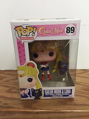 Figura de acciĂłn Funko POP Anime Sailor Moon con Luna Figura de acciĂłn Funko POP Anime Sailor Moon con Luna