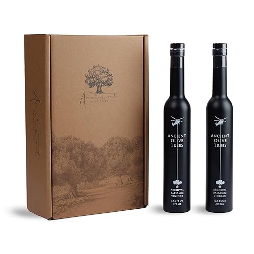ANCIENT OLIVE TREES - Vinagre balsámico Aceto Balsamico di Modena IGP Perfecto para cualquier plato de salsa, adobo, ensalada, fruta o verduras