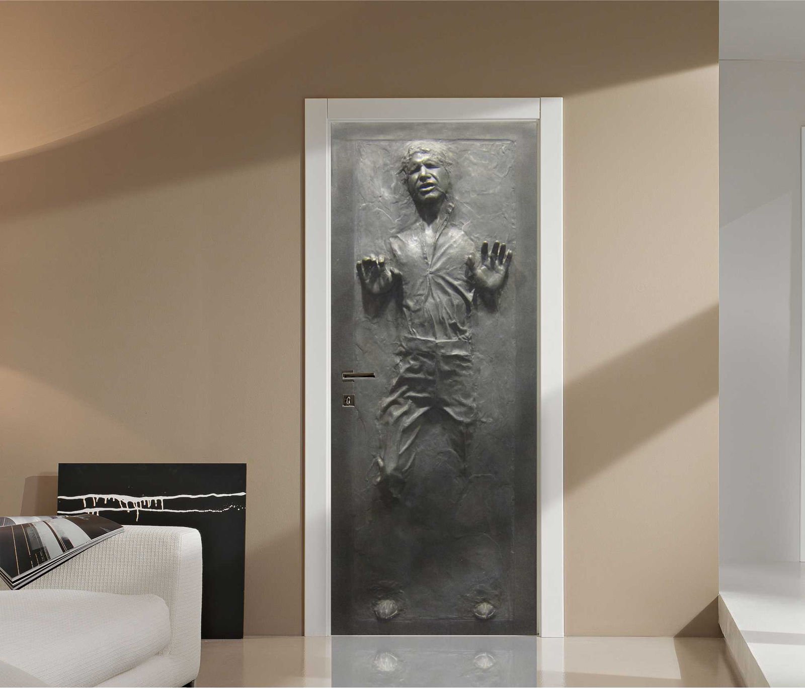 Han Solo In Carbonite Star Wars Laminated Life Size Repositionable |  Desertcart Seychelles, image size:1600x1369
