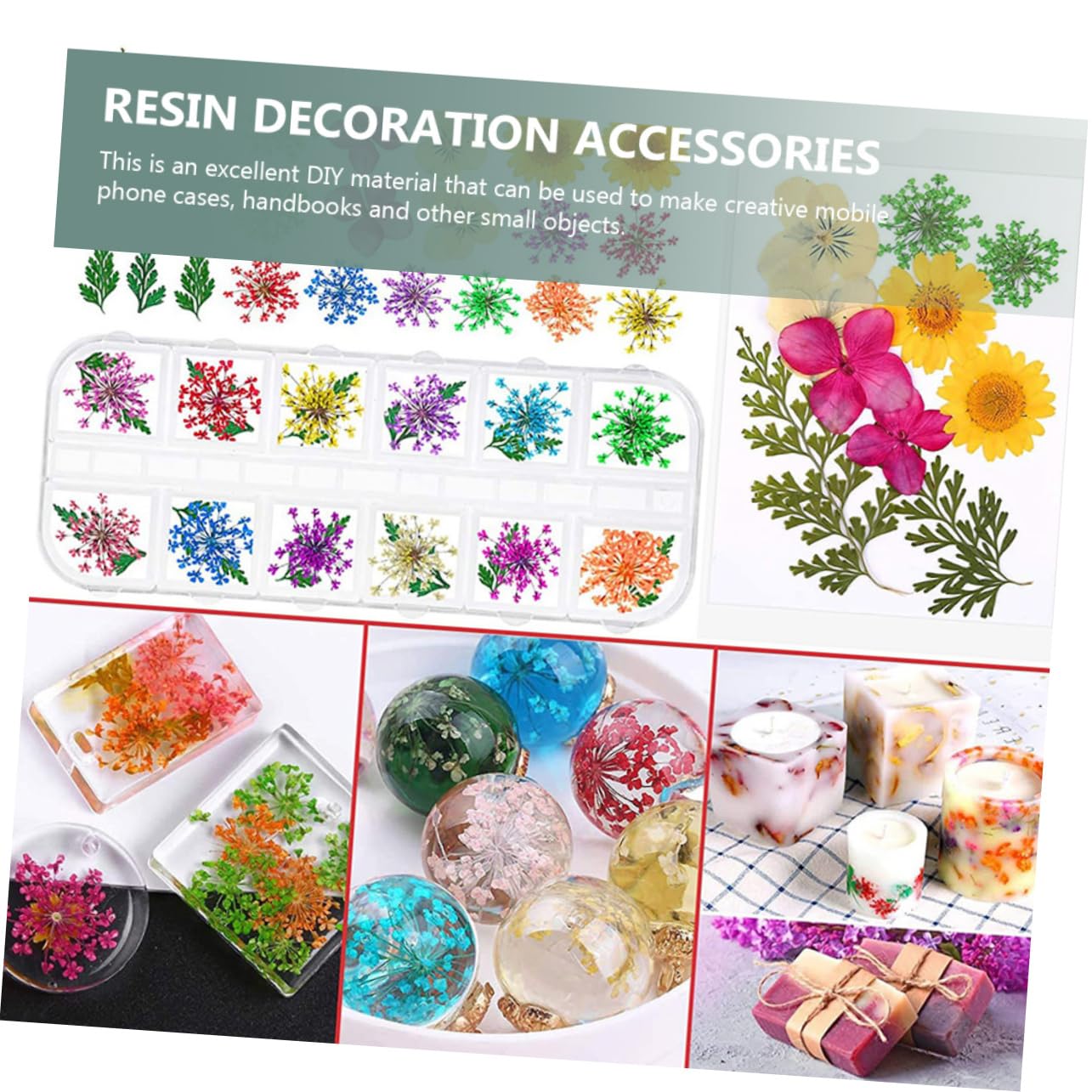Kit Epossidico per Creazione Gioielli e Decorazioni Artigianali, per Stampi in Resina e Cover Telefono, in Plastica e Legno, per Ragazzo Ragazza e Appassionati DIY
