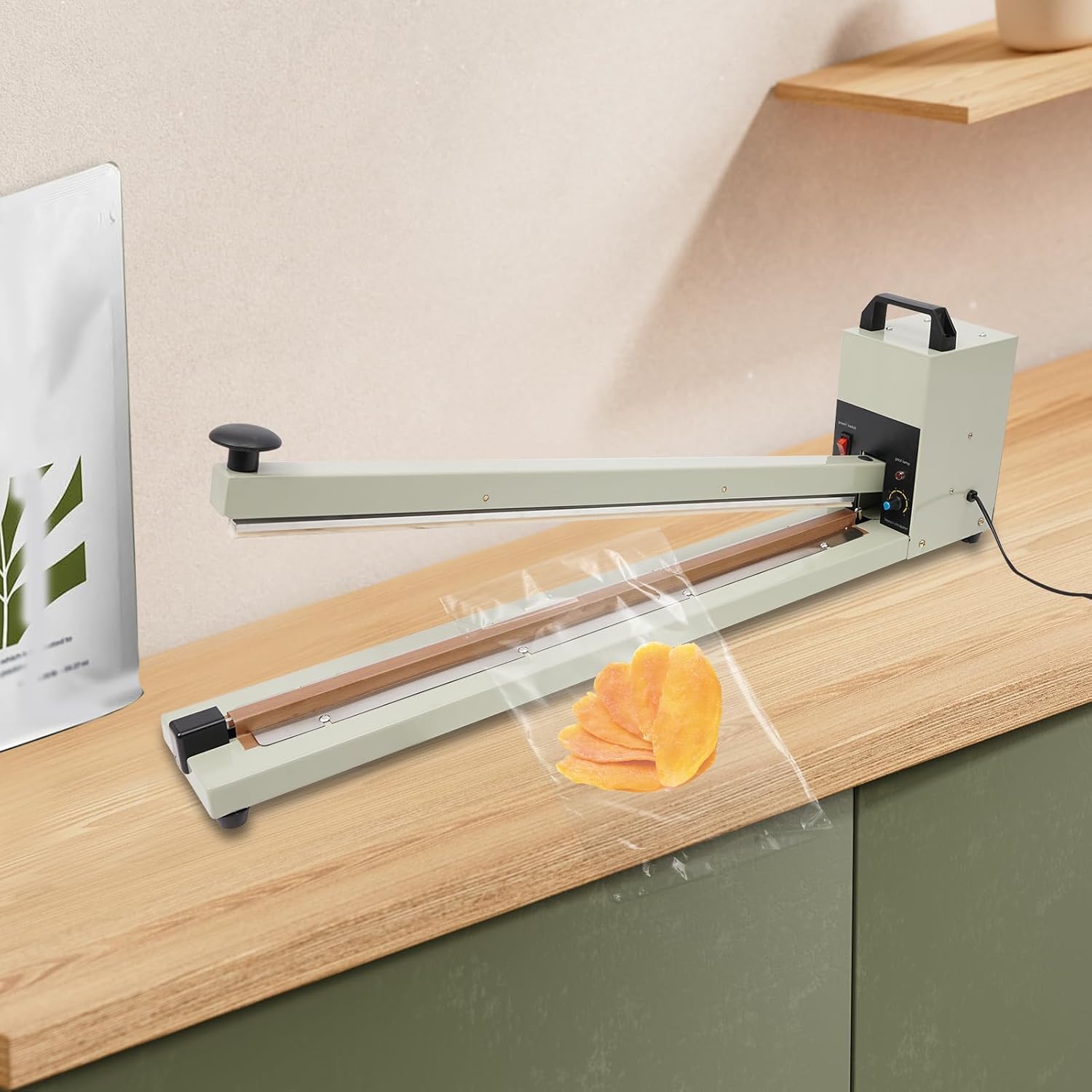 Sigillatrice Per Sacchetti – Mini Termosaldatrice/Macchina Sigillatrice Portatile Per Imballaggi Alimentari (lunghezza Di Sigillatura 600 Mm, Larghezza 3 Mm) Sacchetto