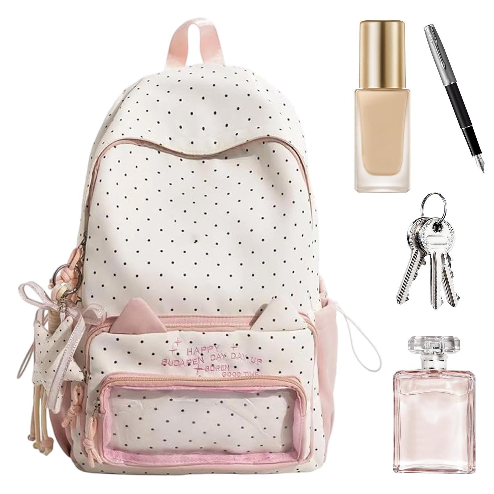 Zaino per la scuola con ciondolo a forma di stella e grande casual, Colore