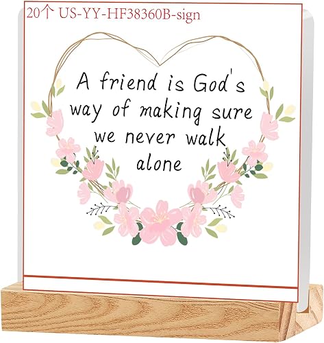 Christian Faith Shelf Decor, Friend God Way Making Acrylic Sign