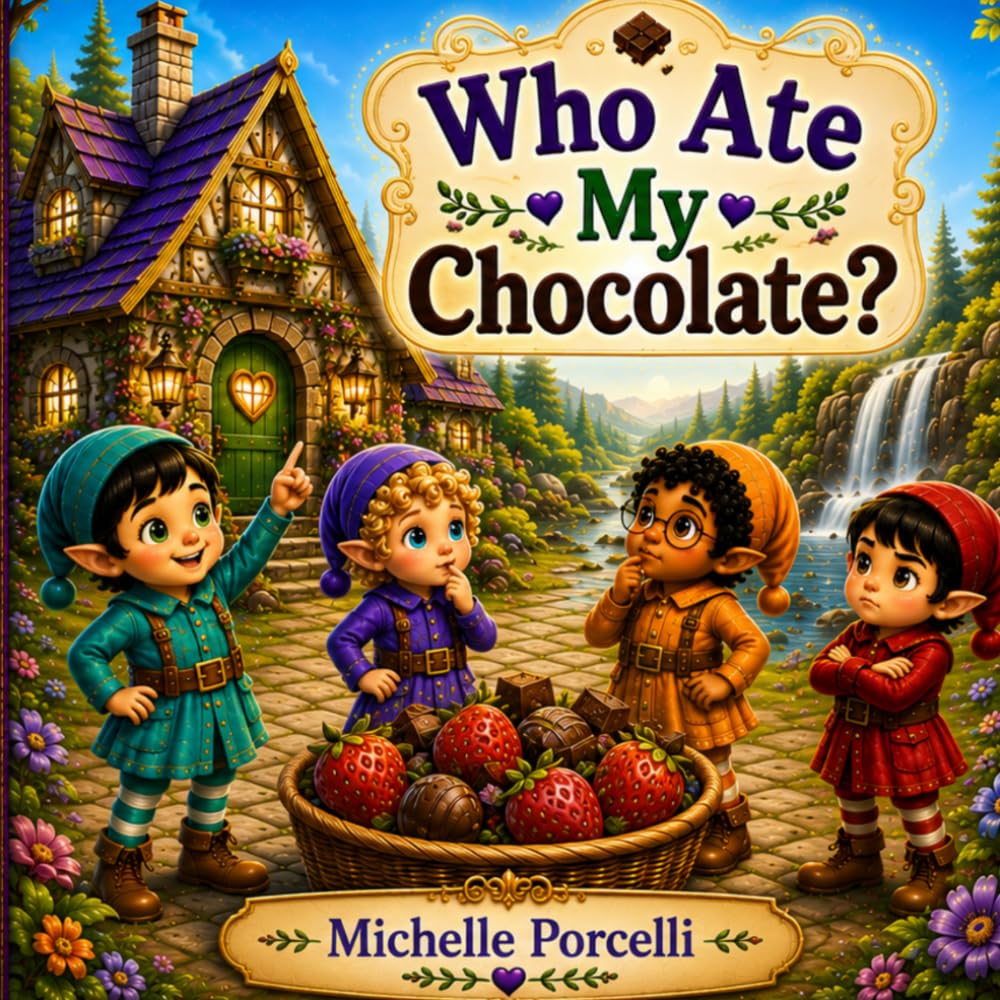 Who Ate My Chocolate? A story about dealing with change: resilience, feelings, moving, divorce, grief, loss, death, friendship, illness, new school, new marriage, blended families.
