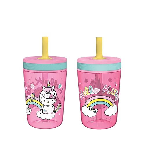 Miniatura 35 de Zak Designs Bluey Kelso - Vasos Sippy para niños pequeños para viajes o en casa, paquete de 2 vasos de plástico duradero de 15oz con diseño a prueba