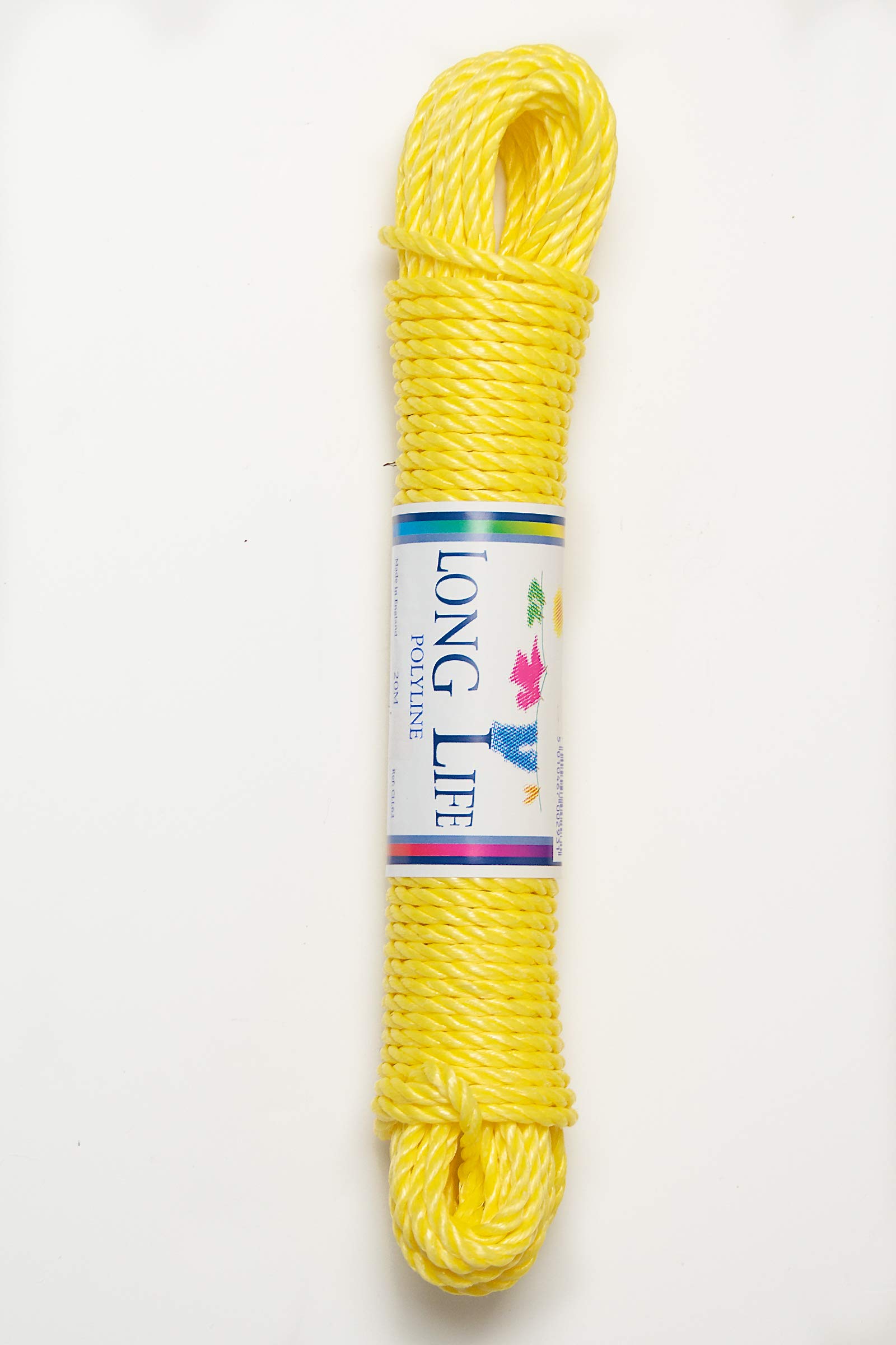 Quality Everlasto 30m 'Long Life' Polypropylene Clothes/Washing Line 4mm Thick (YELLOW)