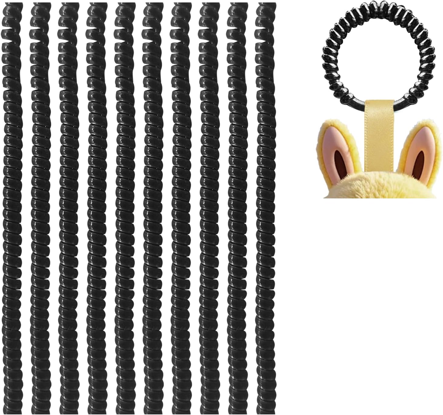 Silicone Keychain Clip Lock Compatible with La Boo Boo Dolls, Key Ring Lock Guard