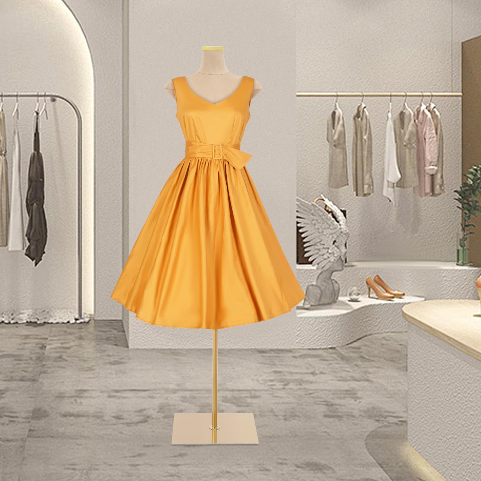 Amazon.com: Female Mannequin Dress Form Torso,Female Dress Form with Adjustable Height,Mannequin Torse Body for Dress Jewelry Display (Gold 59.06-82.68 in) : Industrial & Scientific Amazon.com: Female Mannequin Dress Form Torso,Female Dress Form with Adjustable Height,Mannequin Torse Body for Dress Jewelry Display (Gold 59.06-82.68 in) : Industrial & Scientific
