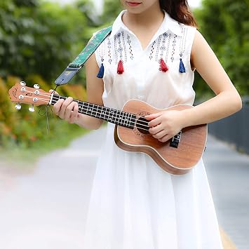 Ranch Left handed Concert Ukulele 23 inch Professional Wooden ukelele | Specialized left-handed design, Sapele wood body, Rosewood fretboard & bridge, includes padded gig bag. Rich, resonant tone.