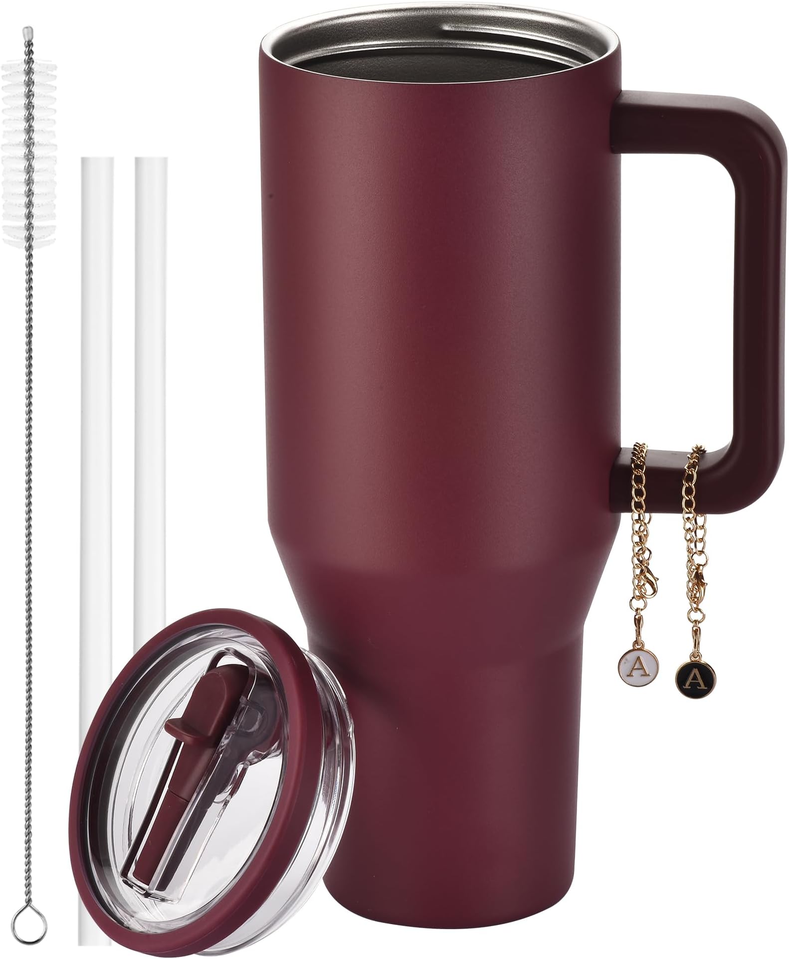 McLaren Weathered Tartan Crest 40 oz Insulated Tumbler with Handle