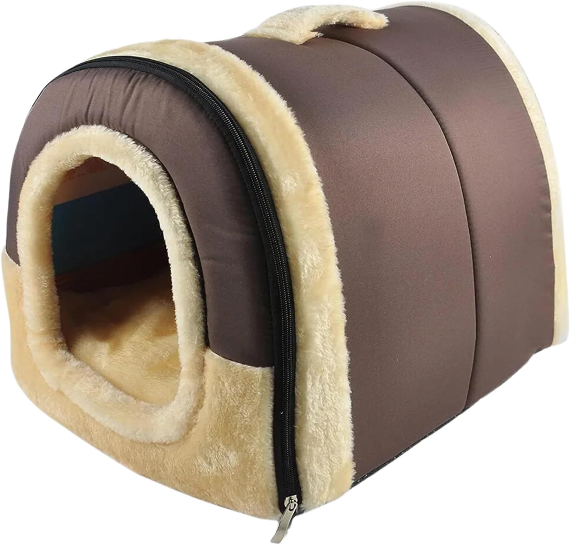 DRILLY Dog Washable &cat Bed for Small & Medium Bed House |hut |cave |Toy Breeds |Indoor cat |Persian cat |Shih tzu |Kitten |Puppy |pet |Tent |Kennel |Home(Length 47cm Width 56cm Height 42cm) (M)
