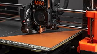 Original Prusa MK4 3D Printer kit, Removable Print Sheets, Beginner-Friendly 3D Printer DYI Kit, Fun to Assemble, Automatic Calibration, Filament Sample Included, Print Size 25x21x22 cm