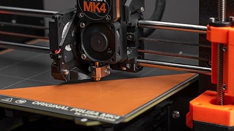 Original Prusa MK4 3D Printer kit, Removable Print Sheets, Beginner-Friendly 3D Printer DYI Kit, Fun to Assemble, Automatic Calibration, Filament Sample Included, Print Size 25x21x22 cm