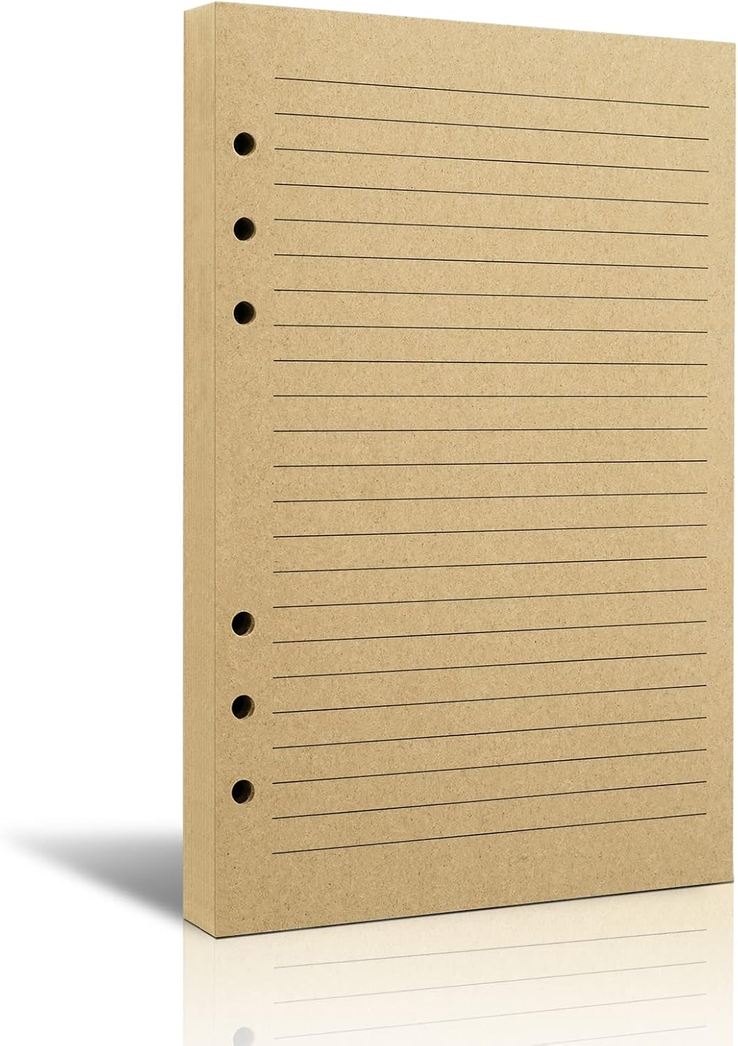 A5 Lined Vintage Refillable Paper, Retro A5 Binder Refills