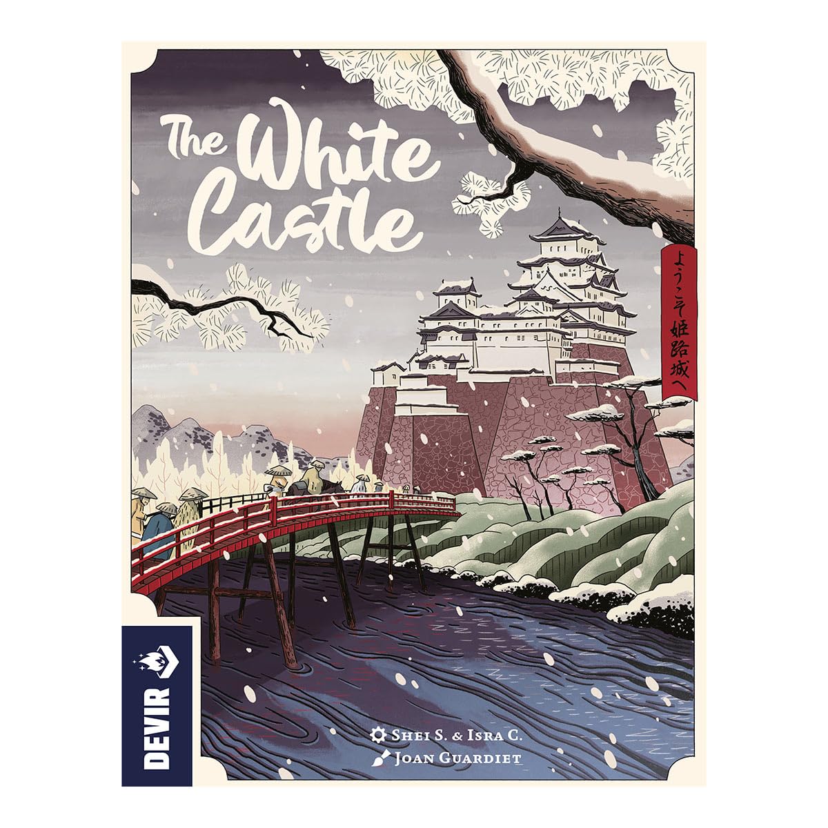 Devir - The White Castle, Juego de Mesa de Estrategia, Temática Japonesa, Juego Solitario, a Partir de +12 (BGWCML)