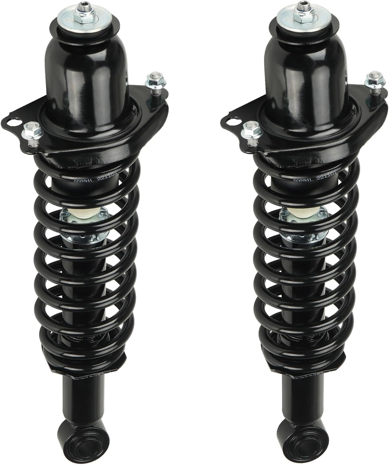 Rear Strut Shock Assembly w/Coil Spring for Toyota Corolla & Matrix 2003-2008, Pontiac Vibe FWD, Replace 171373L 171373R, Left & Right, 2PCS